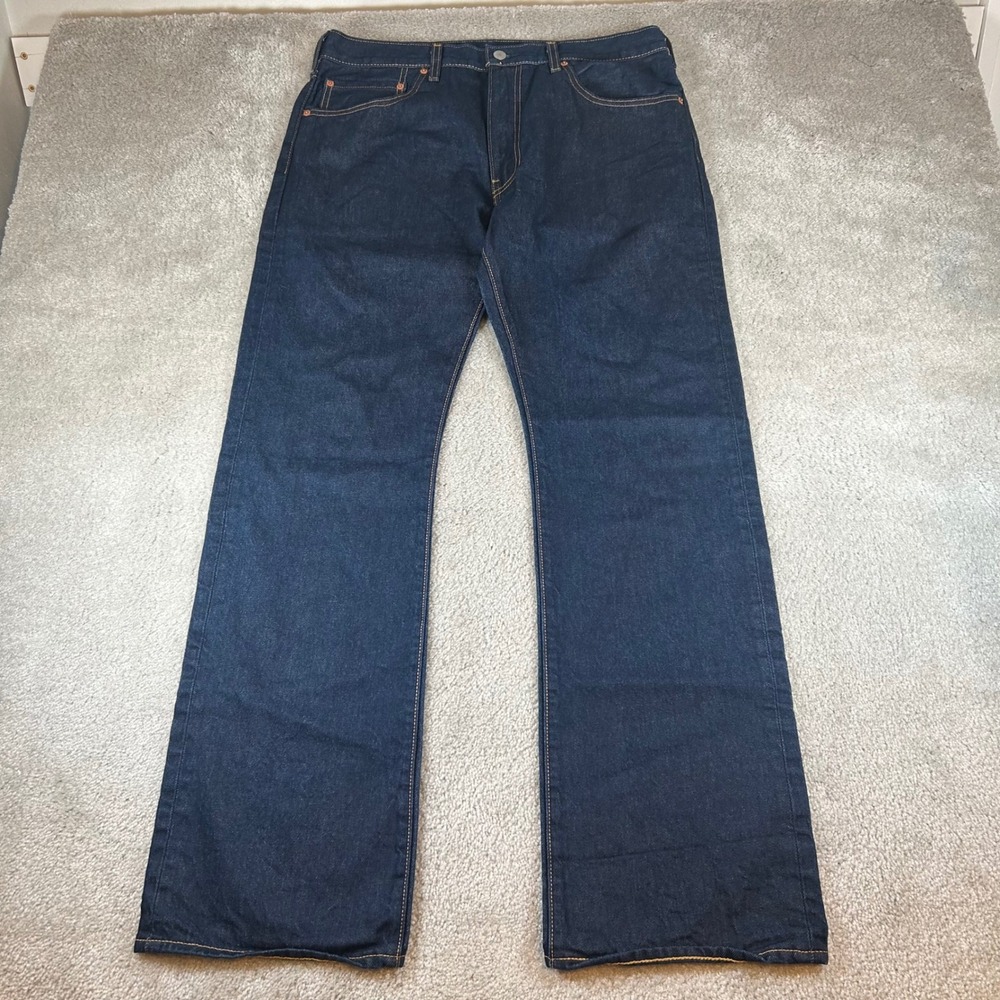 Levis 517 Bootcut Jeans Mens W36 L34 Dark Wash Indigo Denim 00517-0236 Rare